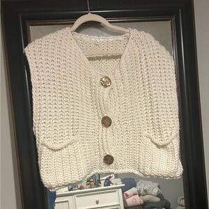 Cozy Cream Knit Sweater